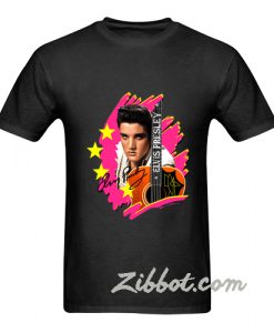 elvis presley the king vintage with guitar t shirt