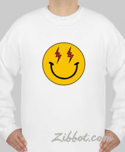 energia smiling face sweatshirt