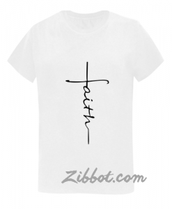 faith cross t shirt