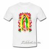 guadalupe jesus floral t shirt