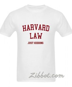 harvard law t shirt