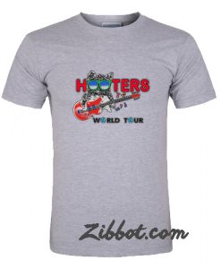 hooters world tour 1990s t shirt