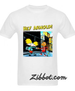 junk food hey arnold handshake t shirt