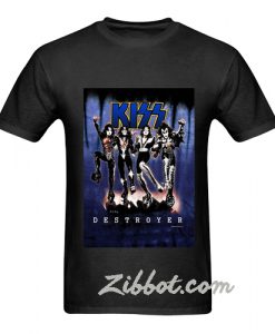 kiss destroyer t shirt