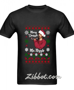 merry chrizzle snoop dogg funny christmas t shirt