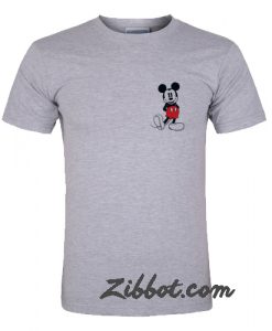 mickey mouse pocket t shirt