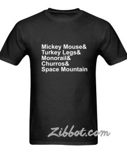 mickey mouse turkey legs monorail t shirt