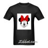 minnie mouse face t shirt