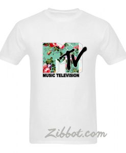 mtv flower t shirt