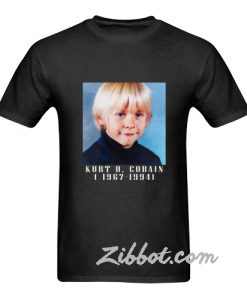 nirvana kurt cobain child t shirt