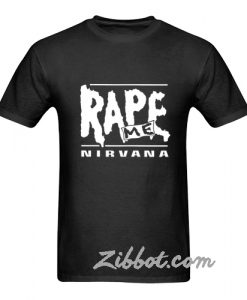 nirvana rape me t shirt