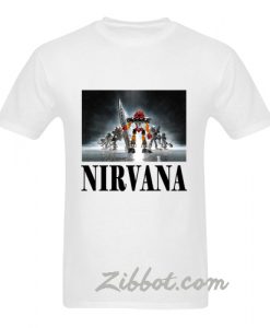 nirvana x bionicle t shirt