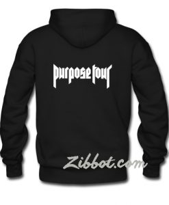 purpose tour hoodie back