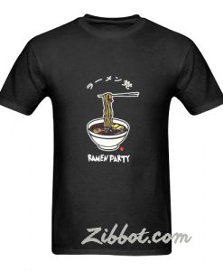 ramen party t shirt