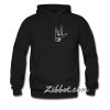 rock on hand symbol hoodie