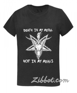 satan death in my metal t shirt