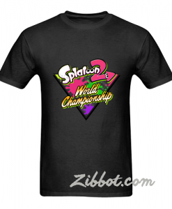 splatoon 2 world championship t shirt