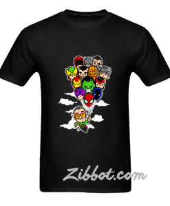 stan lee heroes ballon up t shirt