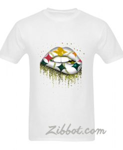 steelers lips t shirt