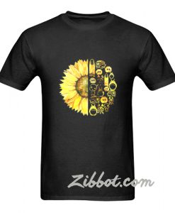 sunflowers and studio ghibli t shirt