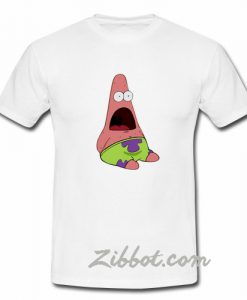 surprised patrick spongebob t shirt