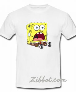surprised spongebob tshirt