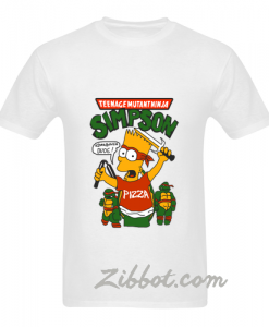 teenage mutant ninja simpson tshirt