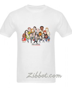 the office cartoons character t shirt