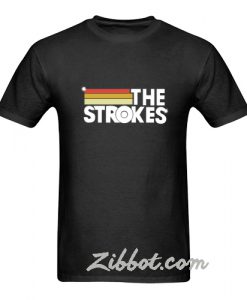 the strokes logo t-shirt