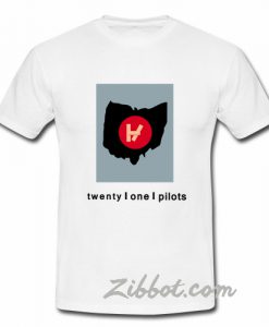 twenty one pilots old merch tshirt