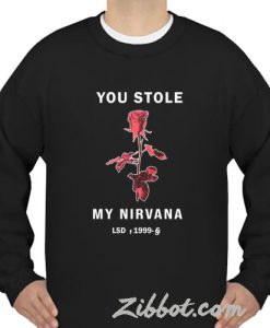 you stole my nirvana sweatshirt