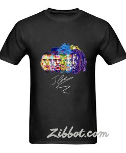 j cole signature illustrator t shirt