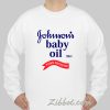 johnson's baby oil sweatshirt