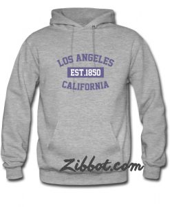 los angeles california est 1850 hoodie