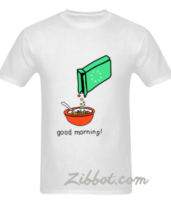 most dope good morning cereal t shirt