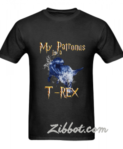 my patronus is a t rex tshirt