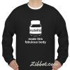 nutella made this fabulous body sweatshirt