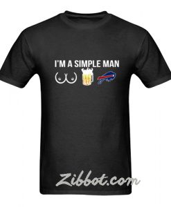 i'm a simple man i like boobs and beer t shirt