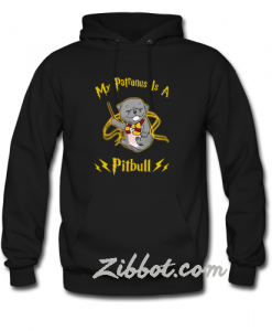 my patronus is a pitbull hoodie