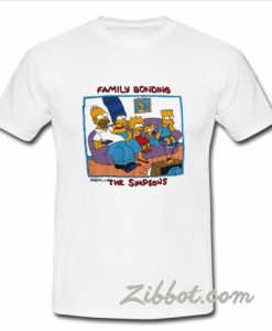 family bonding the simpsons t shirt