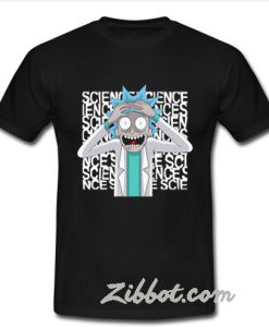 rick and morty science tshirt