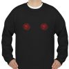 Rose Flower boob sweatshirt