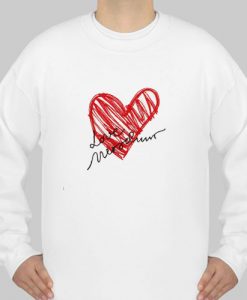 love merselur sweatshirt