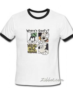 where's goofy mickey mouse ring tshirt