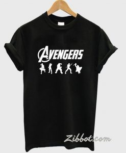 avengers silhouette t shirt