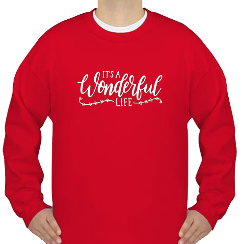 it's a wonderfull life sweatshirt