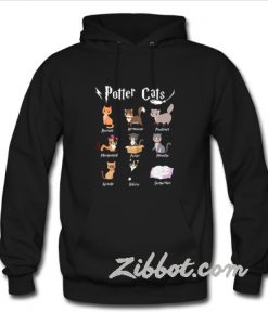 potter cats hoodie