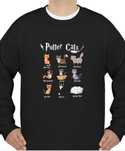 potter cats sweatshirt
