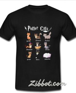 potter cats t shirt