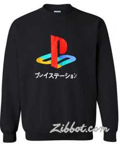 Playstation Japanese Katakana Sweatshirt